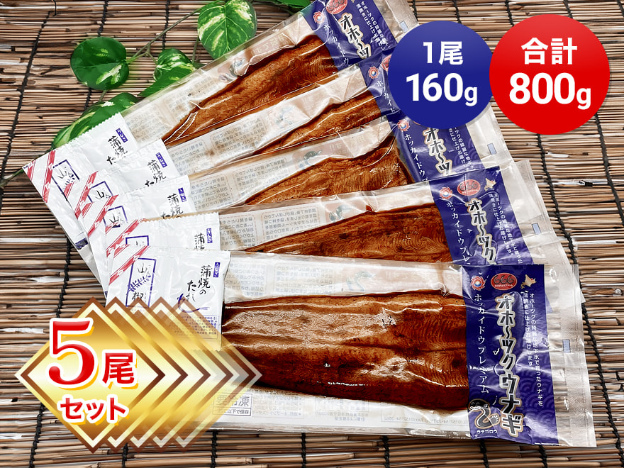 okhotsk-unagi-160g-5set